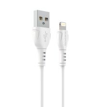 USB кабель BOROFONE BX51 Triumph charging data USB - Lightning, білий