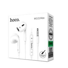 Дротові навушники HOCO M101 MAX Crystal grace з мікрофоном, білий