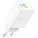 Мережевий зарядний пристрій BOROFONE BA55A Crown speed dual port PD20W+QC3.0 charger(EU)