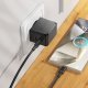 Мережевий зарядний пристрій BOROFONE BAS62A 2 TYPE-C PD 45W, чорний