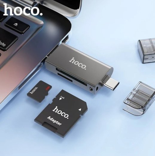 Картридер HOCO HB39 2в1 TYPE-C 3.0 | USB 3.0
