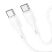 USB-C кабель HOCO X83 60W Type-C - Type-C 1 MЕТР, білий