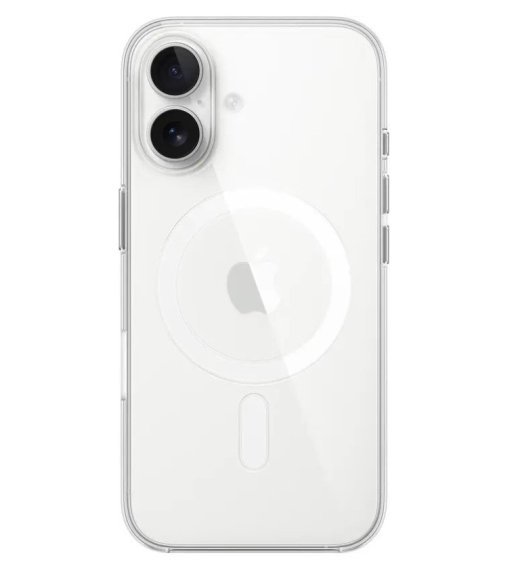 Чохол Clear Case з MagSafe та Splash Screen APPLE iPhone 16 PLUS 6.7"