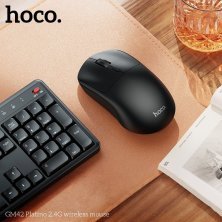 Мишка бездротова HOCO GM42 Platino 2.4G, чорний