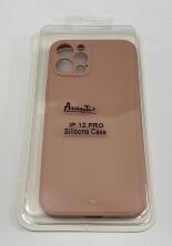 Avantis Full Silicone Case Apple Iphone 12 Pro (camera protect) Pink Sand