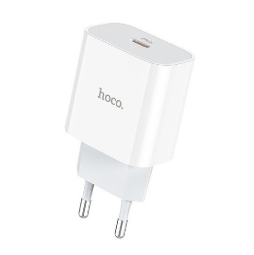 Мережевий зарядний пристрій HOCO C76A PLUS TYPE-C PD 20W, білий