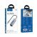 USB HUB HOCO HB1B 4in1 (USB to USB3.0*4), сірий