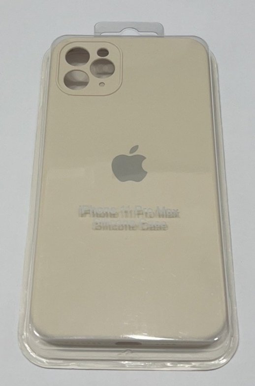 Чохол Silicone Case Copy Apple iPhone 11 Pro Max Square Anligue White, 20