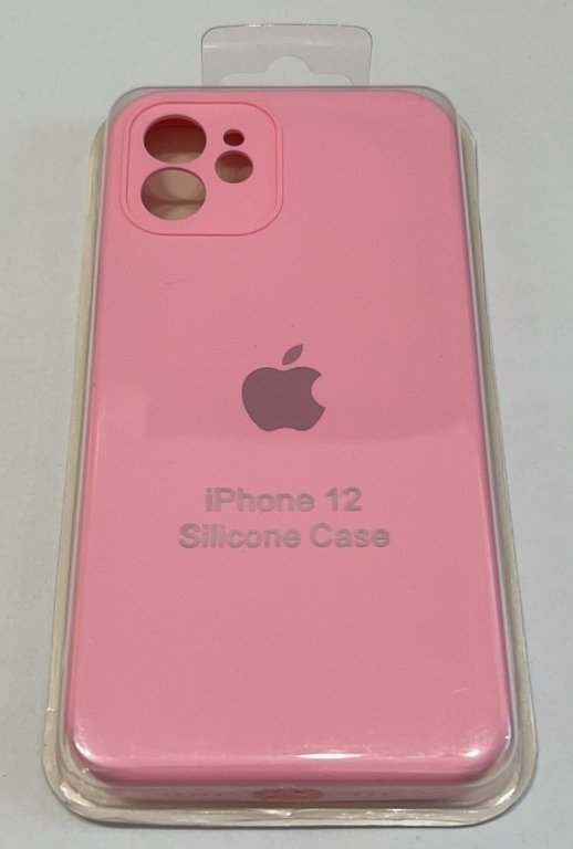 Чохол Silicone Case Copy Apple iPhone 12 Square Light Lilac, 15