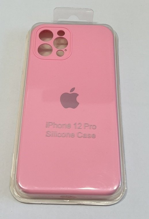 Чохол Silicone Case Copy Apple iPhone 12 Pro Square Light Pink, 07