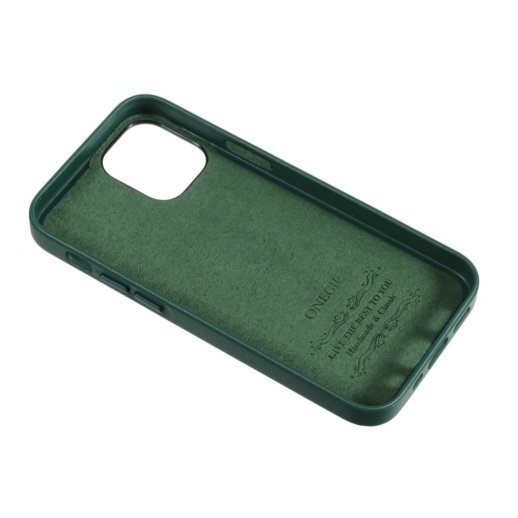 Чохол Шкіра Onegif для Apple iPhone 12 mini Green