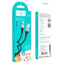USB кабель HOCO X72 USB - Lightning 2.4A 1 метр, чорний