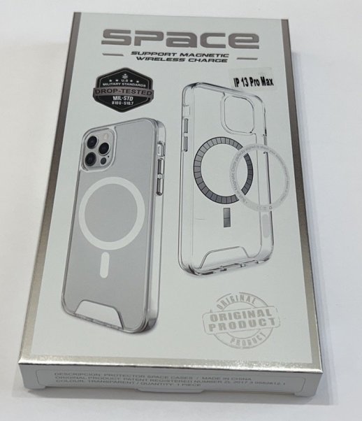 Силикон Space for Apple Iphone 13 Pro Max with Magsafe Прозорий