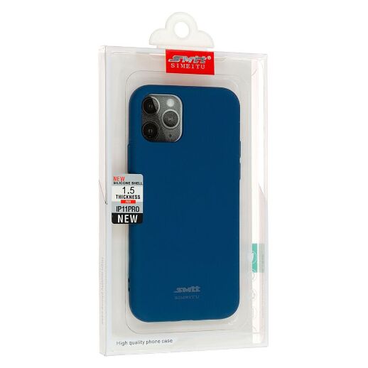 Силікон Case SMTT (AA) для Apple iPhone 11 Pro Blue