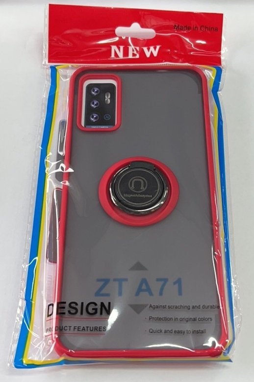 Case Ring for ZTE A71 Black
