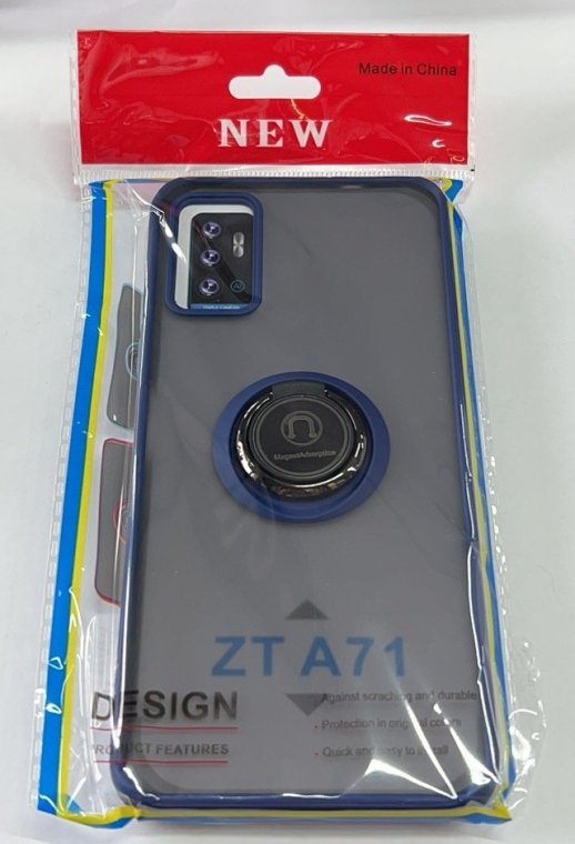 Case Ring for ZTE A71 Black