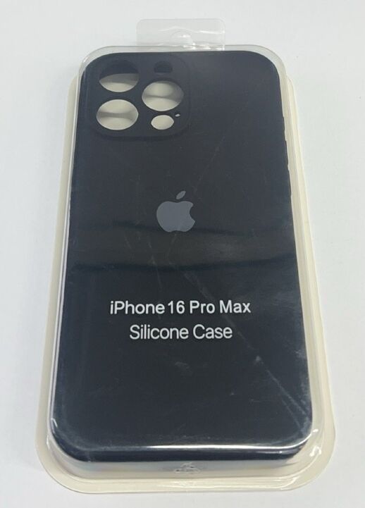 Чехол Silicone Case Copy Apple iPhone 16 ProMax Square Black 14