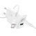 Зарядний пристрій HOCO N69 Nuevo, PD20W + QC3.0, два порти (USB-C + USB-A), комплект з кабелем Type-C to Type-C, EU-вилка, білий