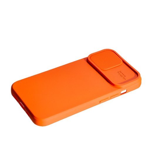 Силікон Case Camera для Apple iPhone 14 Plus Orange