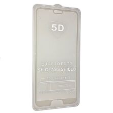 Скло 5D FULL GLUE TRIPLEX HUAWEI P20 БІЛИЙ тех. пак.
