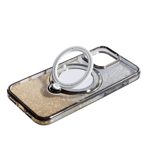 Накладка TPU With Stand для Apple iPhone 16 Pro Silver