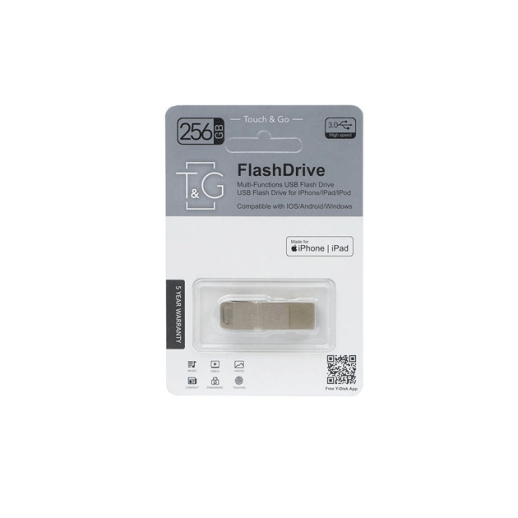 USB + Lightning  Flash Drive T&G TG008 256GB USB 3.0
