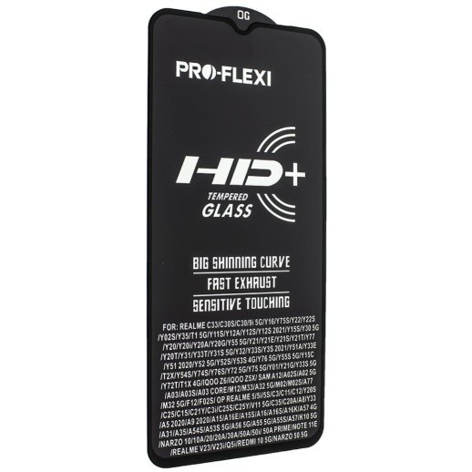 Захисне скло PRO-FLEXI HD+ REALME C35 ЧОРНИЙ