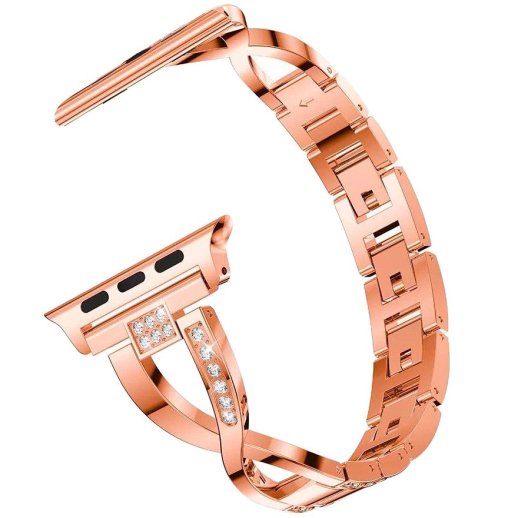 Ремінець металевий стрази SMART BUCKLE X APPLE WATCH 42мм | 44мм | 45мм | 49мм