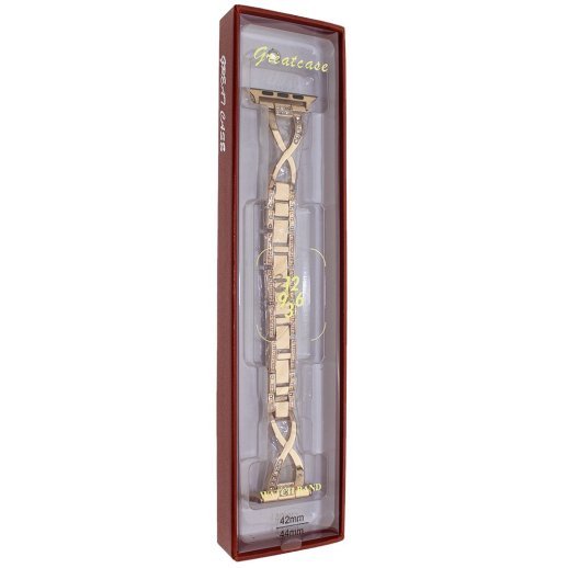 Ремінець металевий стрази SMART BUCKLE X APPLE WATCH 42мм | 44мм | 45мм | 49мм