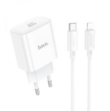 Мережевий зарядний пристрій HOCO C76A PRO TYPE-C PD 30W + КАБЕЛЬ Type-C - Lightning