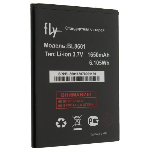 Акумулятор до телефону ОРИГІНАЛ FLY BL8601
