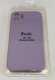 Avantis Full Silicone Case Apple Iphone 12 (camera protect) Purple