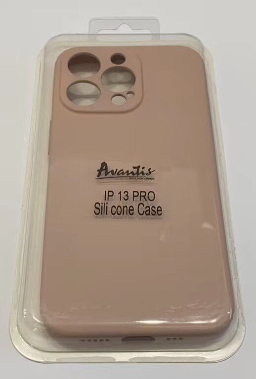 Avantis Full Silicone Case Apple Iphone 13 Pro Pink Sand
