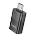 OTG-адаптер HOCO UA36B Type-C (папа) - USB 3.0 (мама), чорний