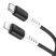 USB-C кабель HOCO X82 Type-C - Lightning SILICONE 2.4A, 1 метр, чорний