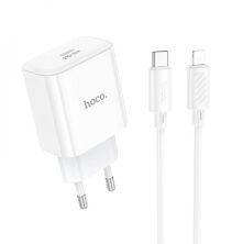 Мережевий зарядний пристрій HOCO C76A PRO TYPE-C PD 30W + КАБЕЛЬ Type-C - Lightning
