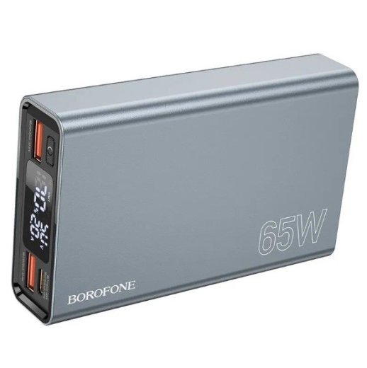 Power Bank Borofone BJ40 65W 15000mah СІРИЙ