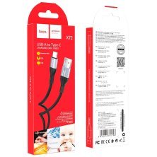 USB кабель HOCO X72 USB - Type-C 3A 1 метр, чорний