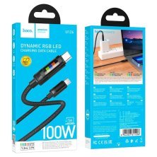 USB-C кабель HOCO U126 100W Type-C - Type-C ЧОРНИЙ