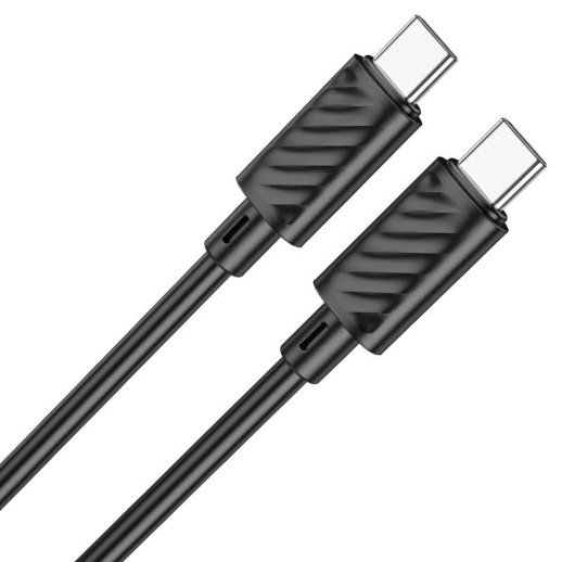 USB-C кабель HOCO X88 60W Type-C - Type-C 1 MЕТР ЧОРНИЙ