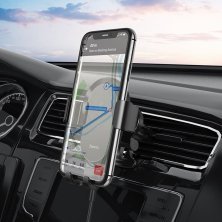 Автомобільний тримач HOCO CA105 15W бездротова швидка зарядка - повітряна решітка