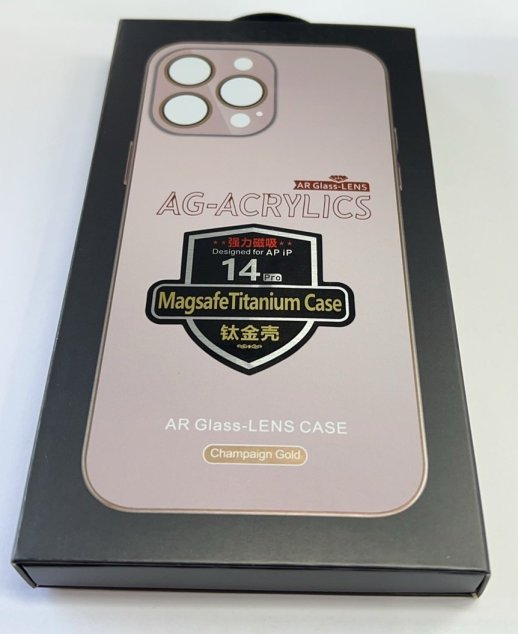 Чехол AG-ACRYLICS Magsafe for Apple Iphone 14 Pro Black Titanium