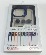 Чехол Metal Stand Case Apple Iphone 13 ProMax Blue 3