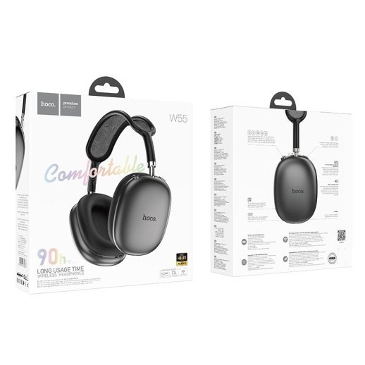 Бездротові повнорозмірні навушники HOCO W55, deep space gray