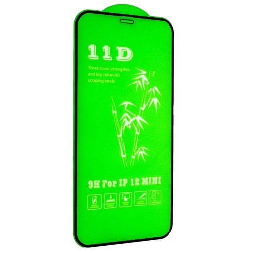Захисне скло 11D для APPLE IPHONE 13 mini 5,4" ЧОРНИЙ