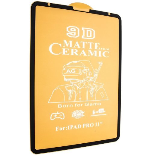CERAMICS FILM 9D МАТОВЕ APPLE IPAD PRO 11" (2021) ЧОРНИЙ