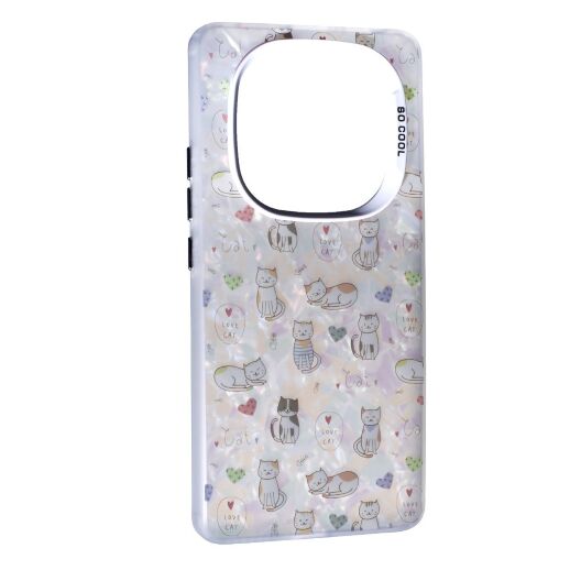 Накладка Soft Milky для Xiaomi Redmi Note 14 Pro (4G) Love cat