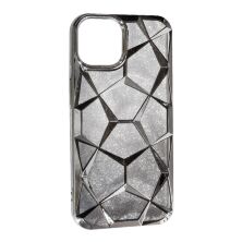 Накладка Abstraction Color для Apple iPhone 15 Silver