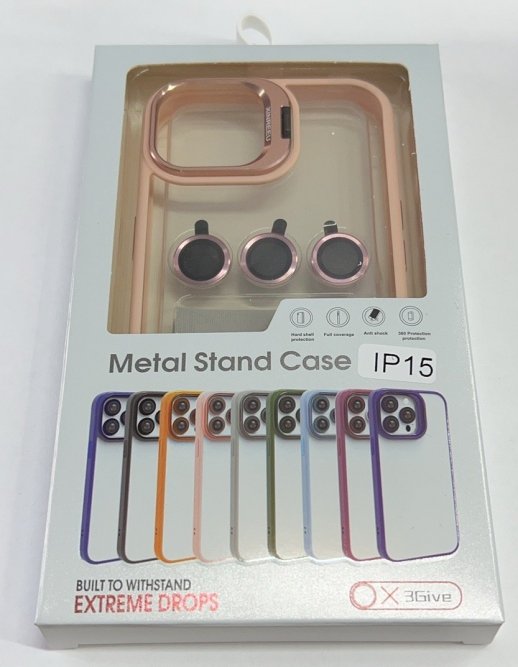 Чехол Metal Stand Case Apple Iphone 15