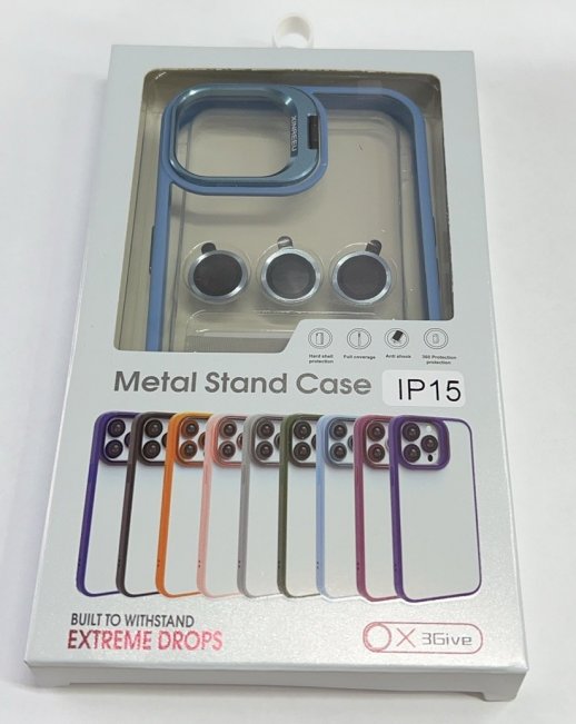 Чехол Metal Stand Case Apple Iphone 15